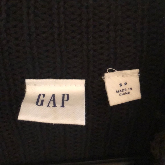 GAP 100% cotton sweater. Navy blue. - Picture 3 of 3